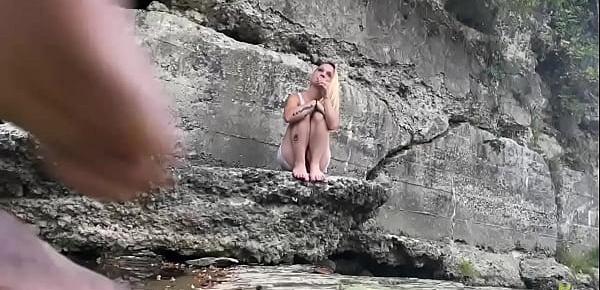  BigDaddyKJ Interracial Couple Fucks On Hike | Preview